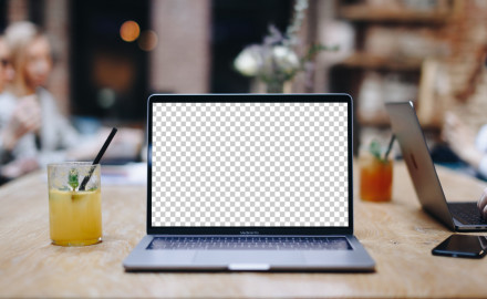 Photoshop mockup with smart objects