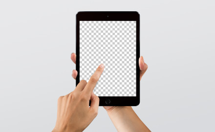 Hi-Res iPad mini mockup for Sketch & Photoshop