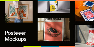 30+ Best Poster Mockups for Design Presentations