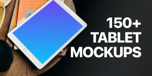 The ultimate collection of tablet mockups for remote work in 2021