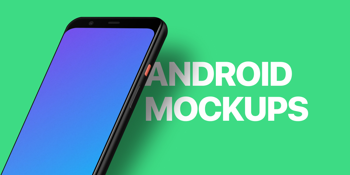 20 Most Popular Android Mockups - Mockuuups Studio