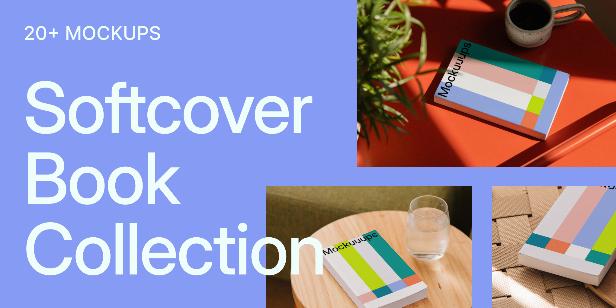 20+ Best Softcover Book Mockups: Free Realistic Book Cover Mockup Generator