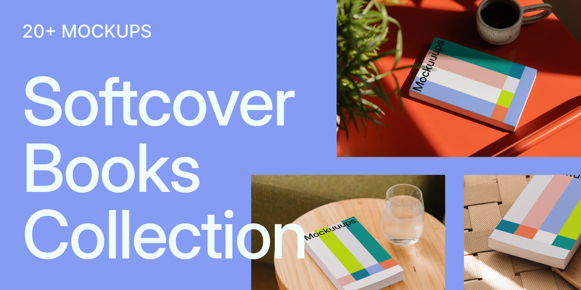 20+ Best Softcover Book Mockups: Free Realistic Book Cover Mockup Generator