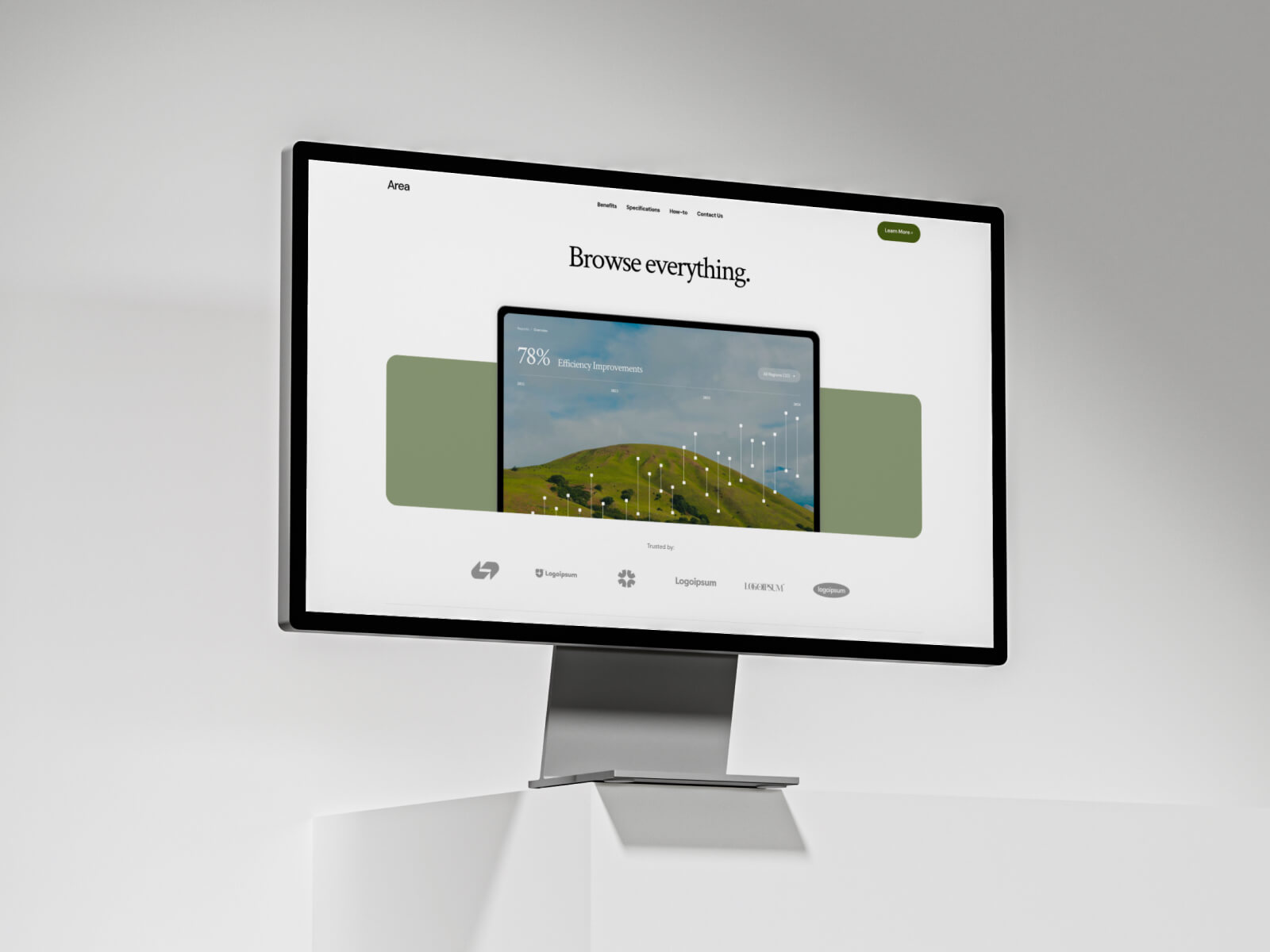 Sleek product launch template with hero section, feature highlights, and conversion-focused elements for maximizing pre-launch excitement