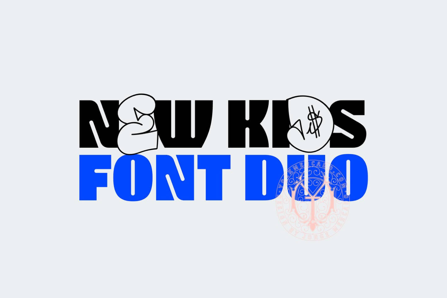 New Kids font sample – graffiti-inspired, energetic logo typography