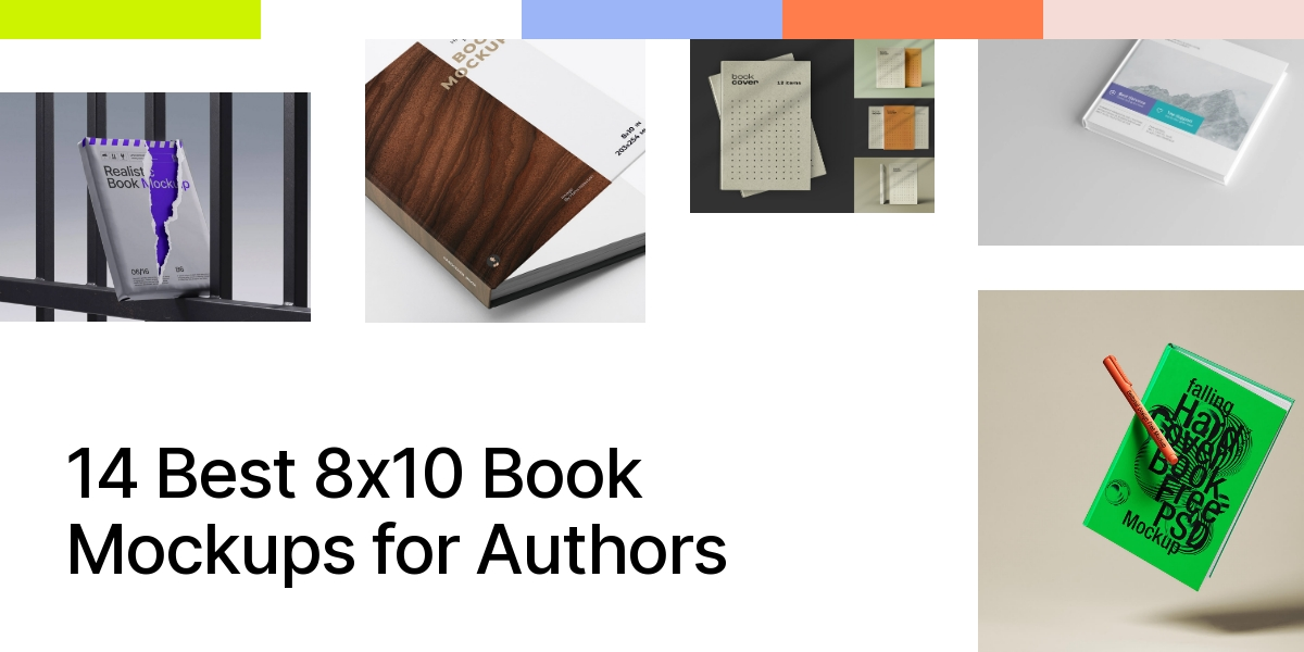 14 Best 8x10 Book Mockups for Authors