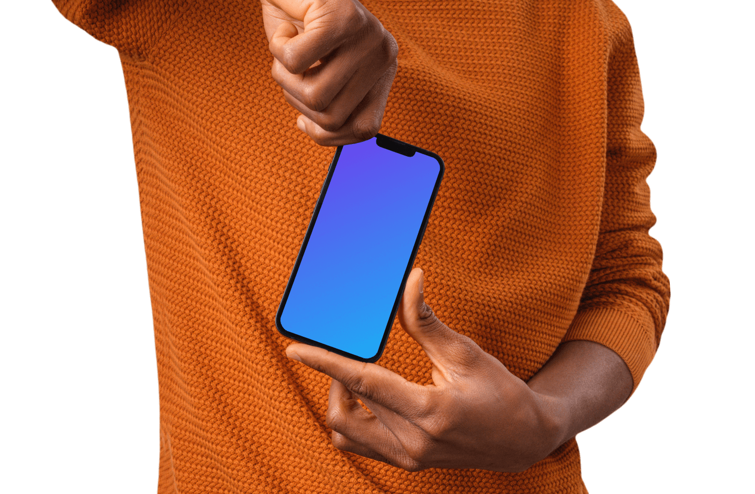 People Presenting Mockups