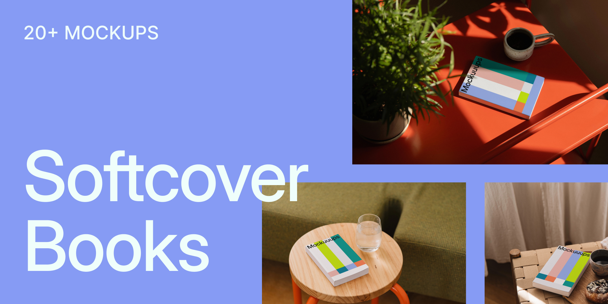 20+ Best Softcover Book Mockups: Free Realistic Book Cover Mockup Generator