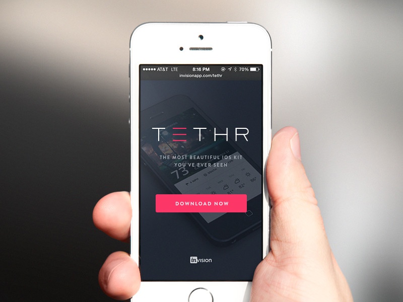 TETHR  - Free UI Kit 