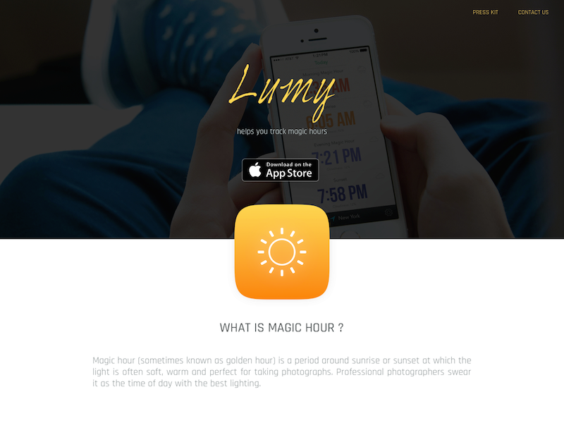 Lumy - Website