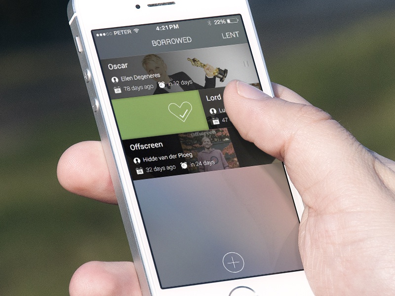 Qiv iOS app. Keep track of the things you lend and borrow