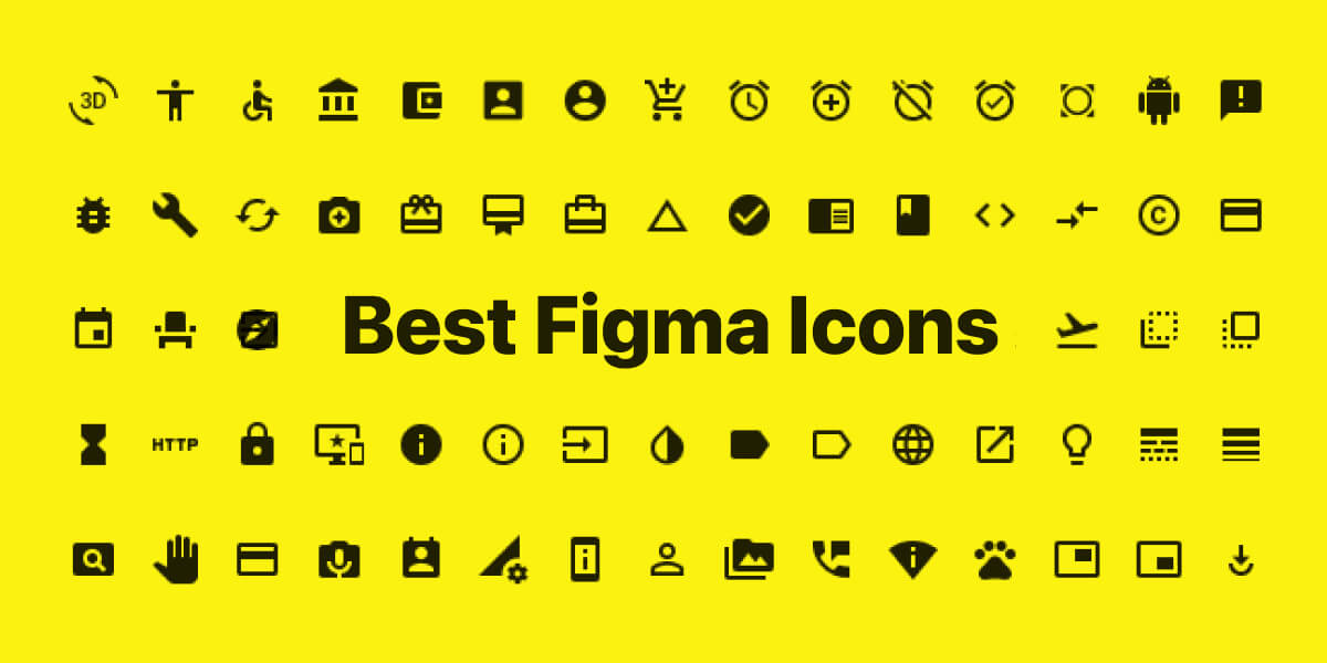 15 Best Figma Icons for Web Designers & Developers