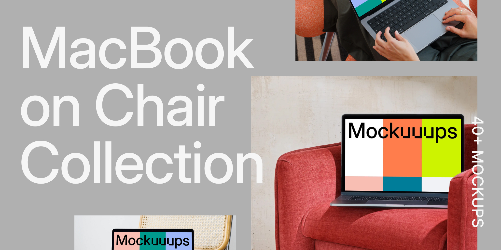 40+ Best MacBook on Chair Mockups for UI/UX Designers