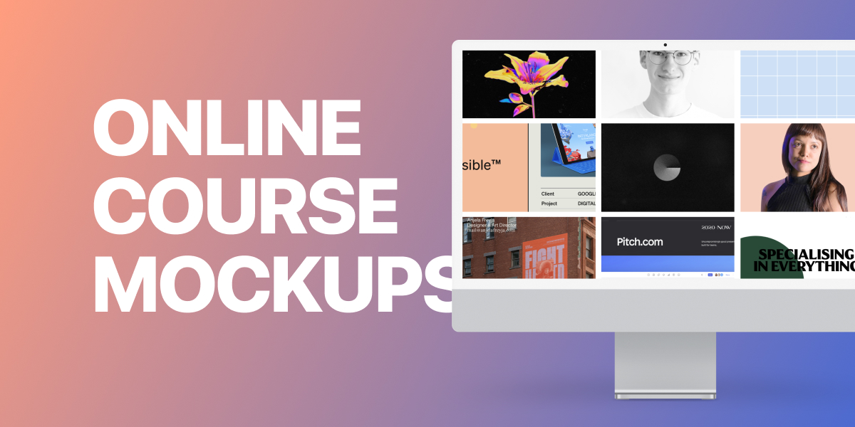 Learning Module Muckups Make more course sales this year with free online course mockups ...