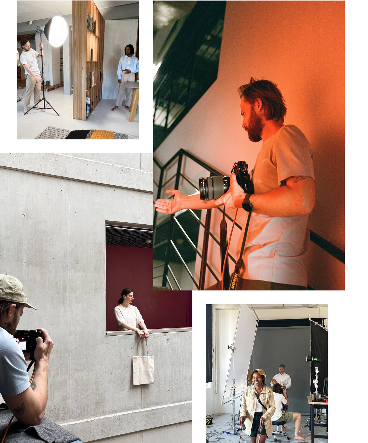 Behind the scenes of Mockuuups photoshoot