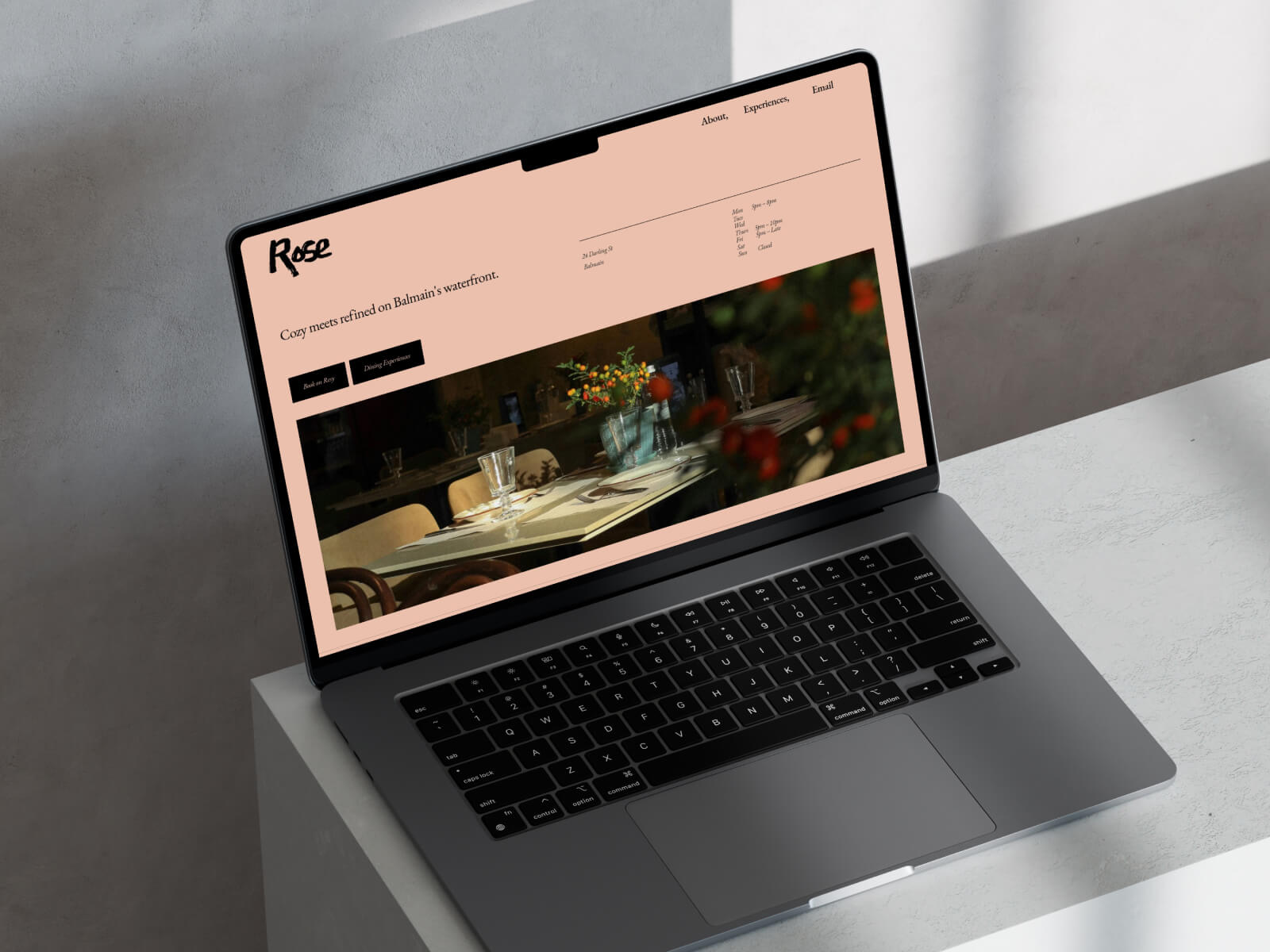 Warm, inviting restaurant website template featuring food photography displays, menu sections, and reservation functionality in an elegant design