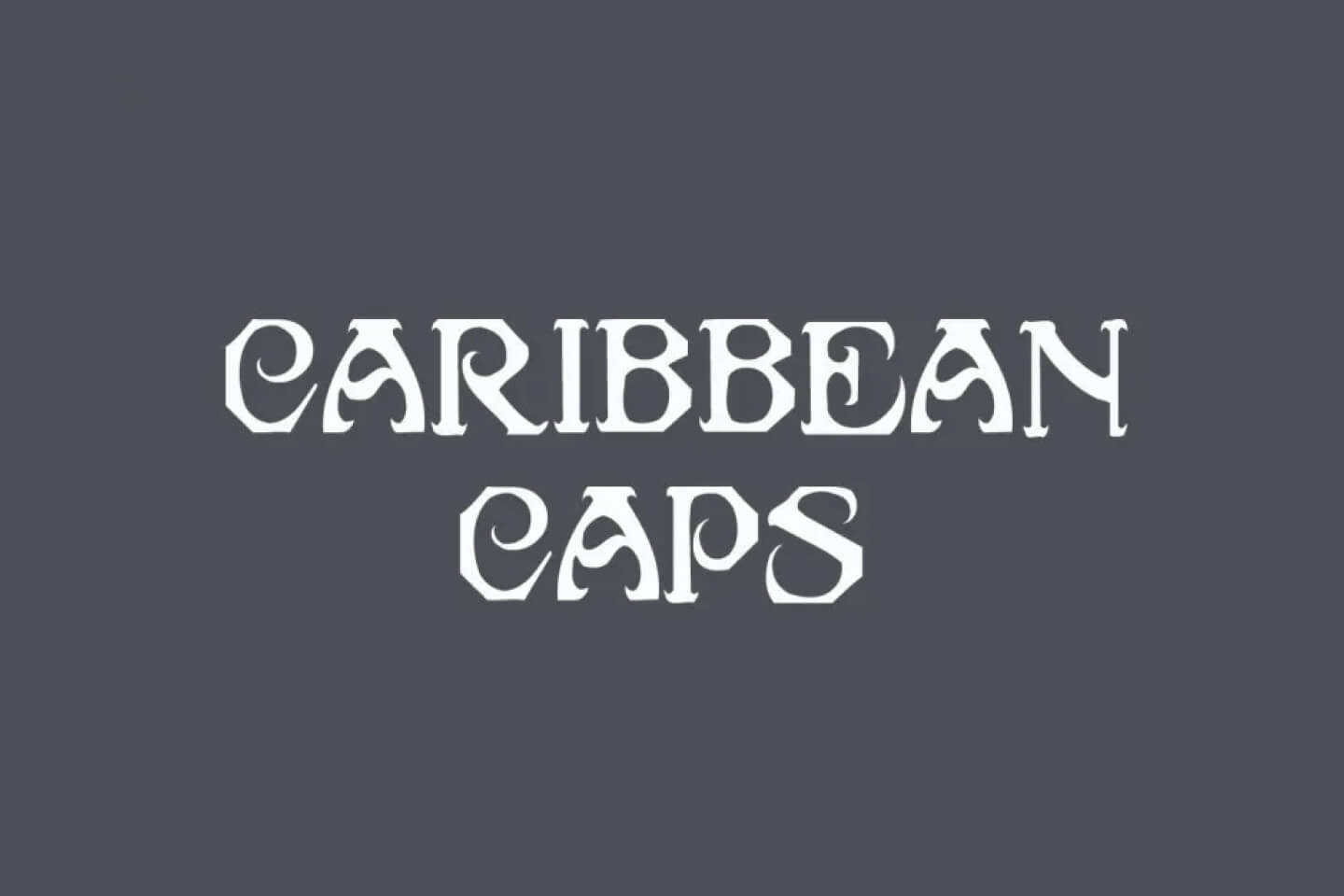 Caribbean font logo preview – relaxed, fluid brush style for logos
