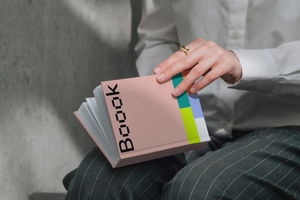 Mockup livre au format A