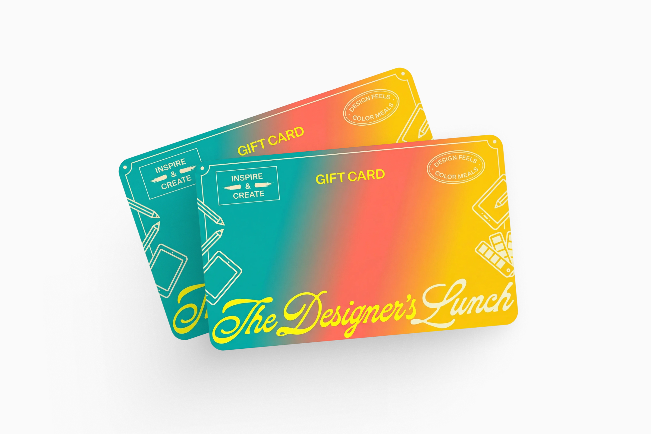 Prepaid lunch gift for UI UX designer favorite restaurant time together