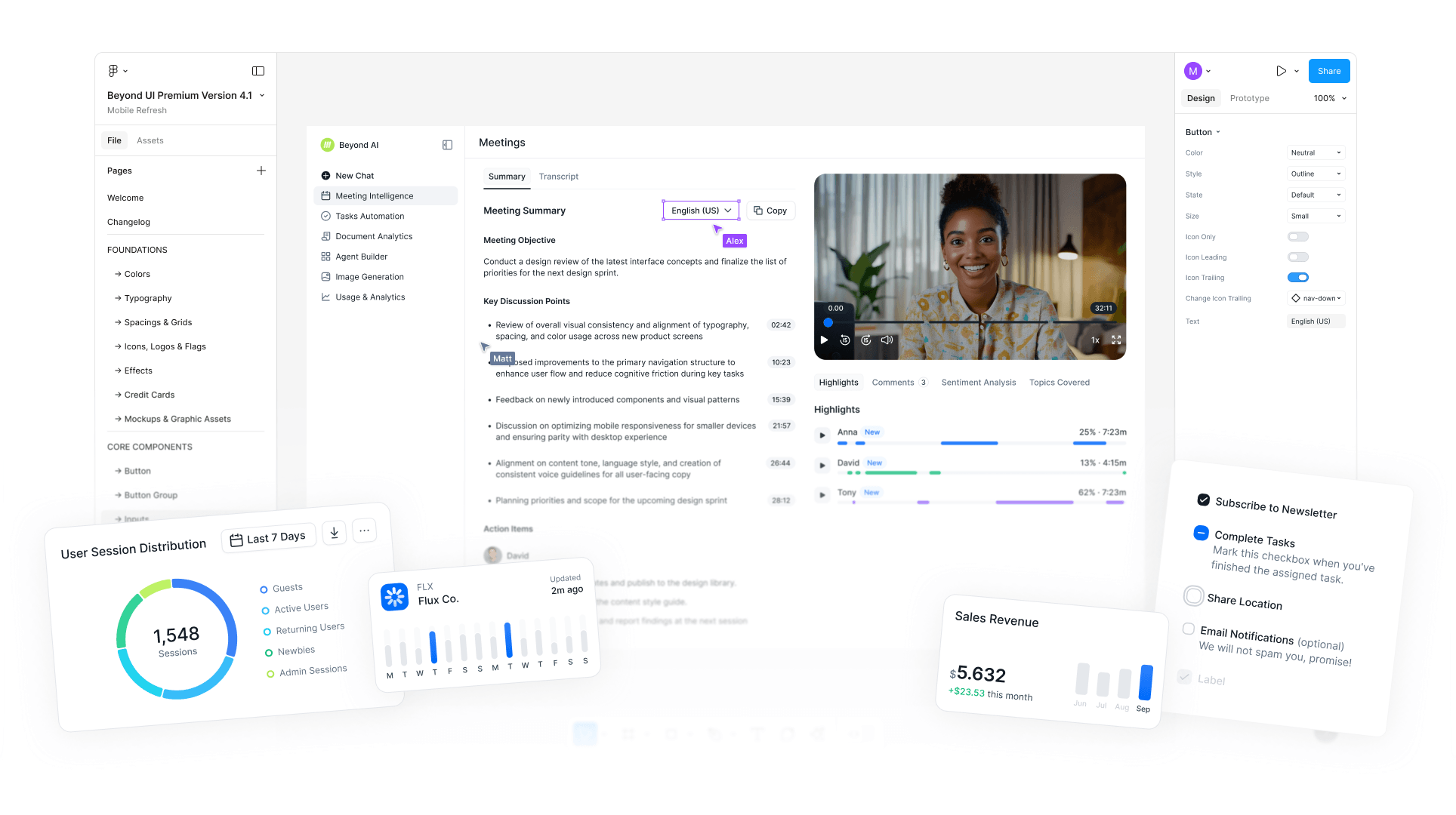 Beyond UI Figma UI Kit and Design System