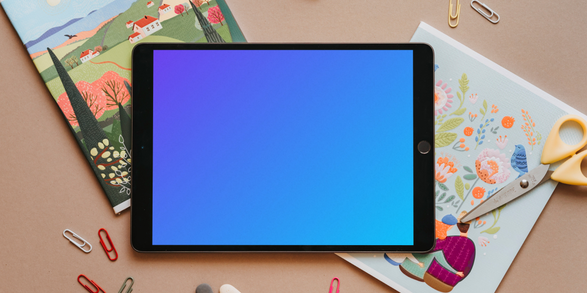 Engage kids this summer with these school tablet mockups