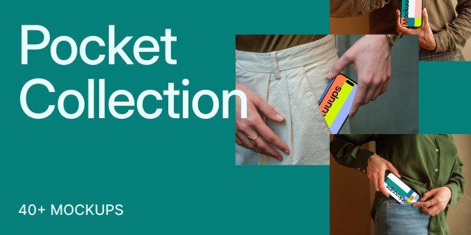 40+ Pocket Device Mockups for Mobile App Designers