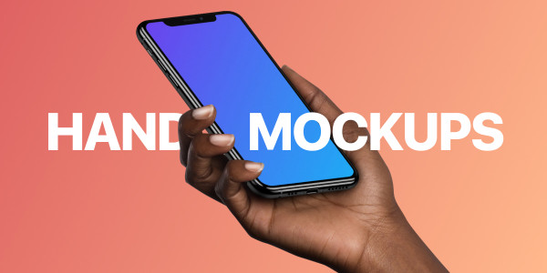 20+ Best Hand Holding iPhone Mockups [2025]
