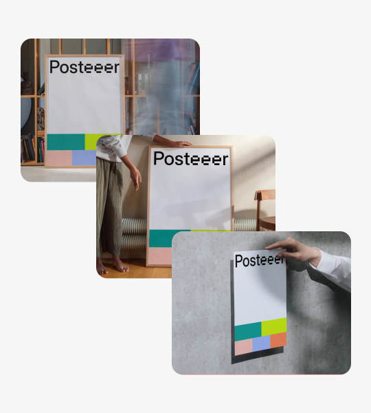 Edit Poster mockup to match your style
