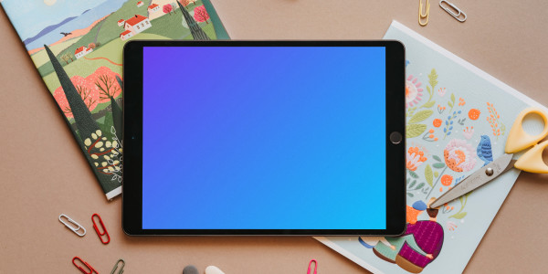 Engage kids this summer with these school tablet mockups
