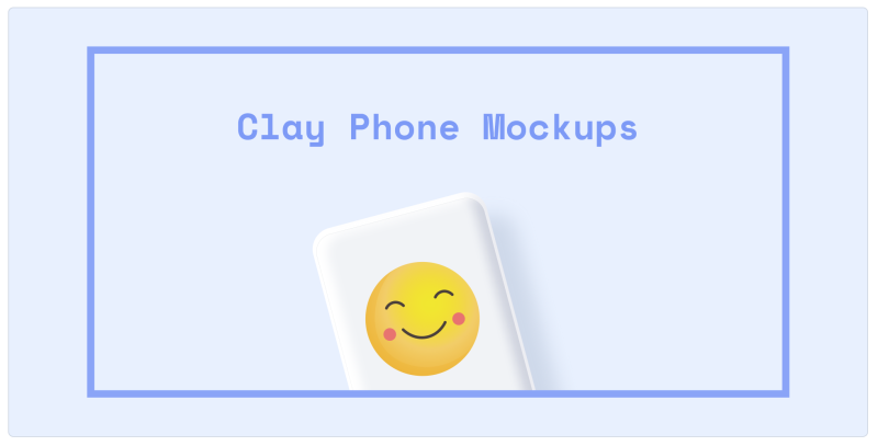 Clay Phone Mockups for Figma