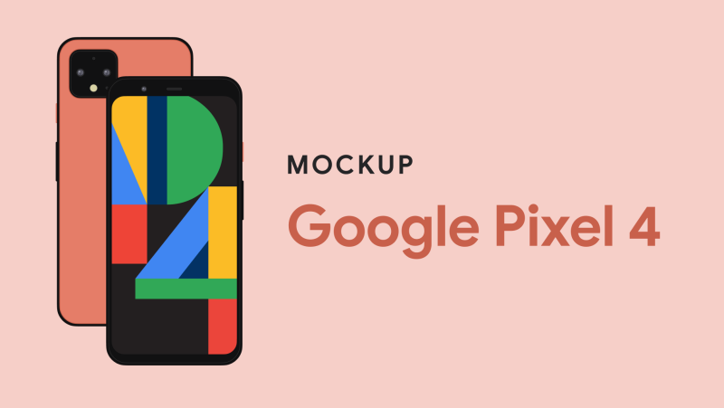 Google Pixel 4 Mockup for Figma