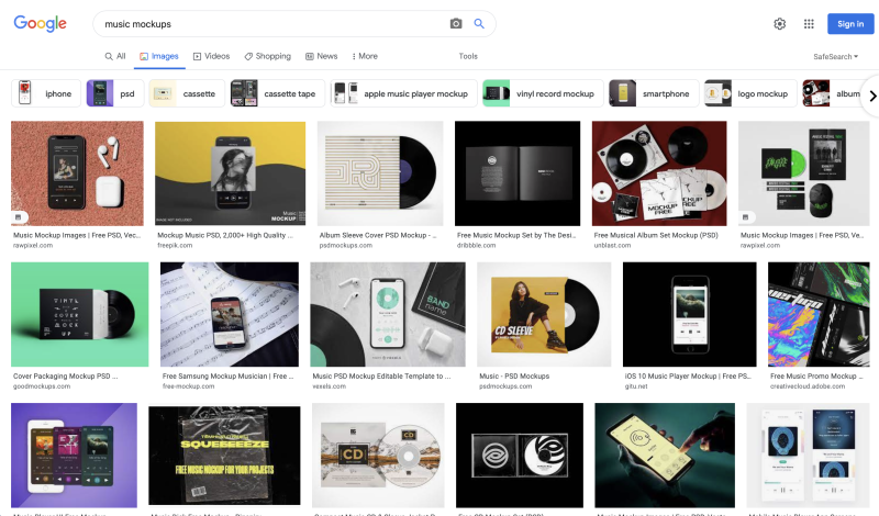 Best Music Mockups