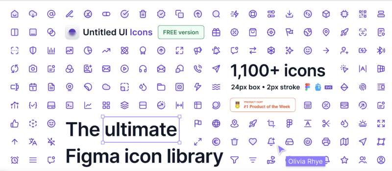 Untitled UI icons for Figma