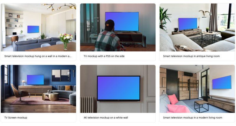 TV Mockups for Figma