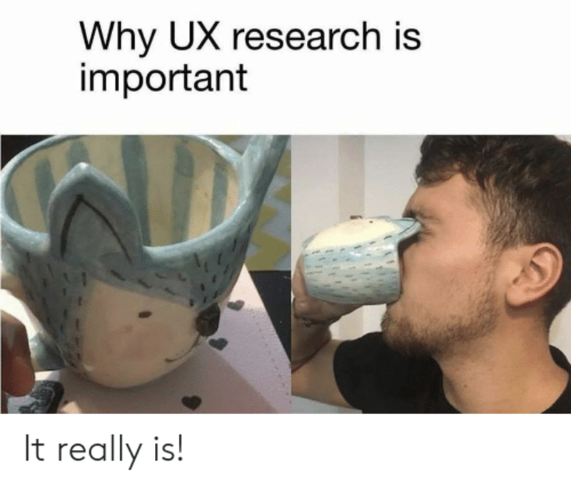 UX research meme