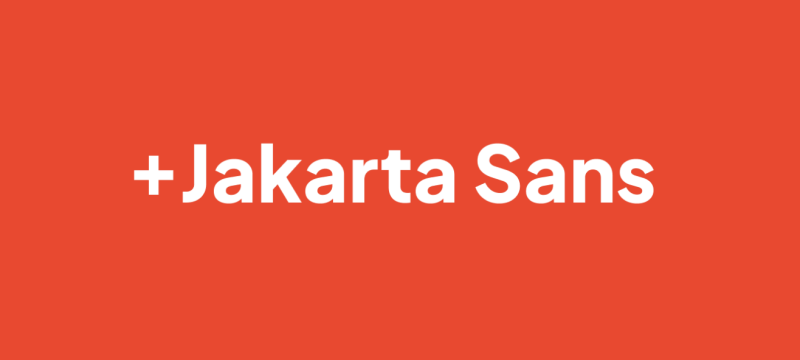 Plus Jakarta Sans Font