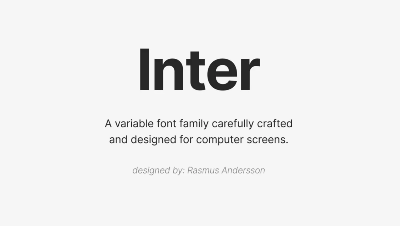 Inter Font