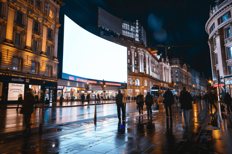 Generated Billboard London Mockup