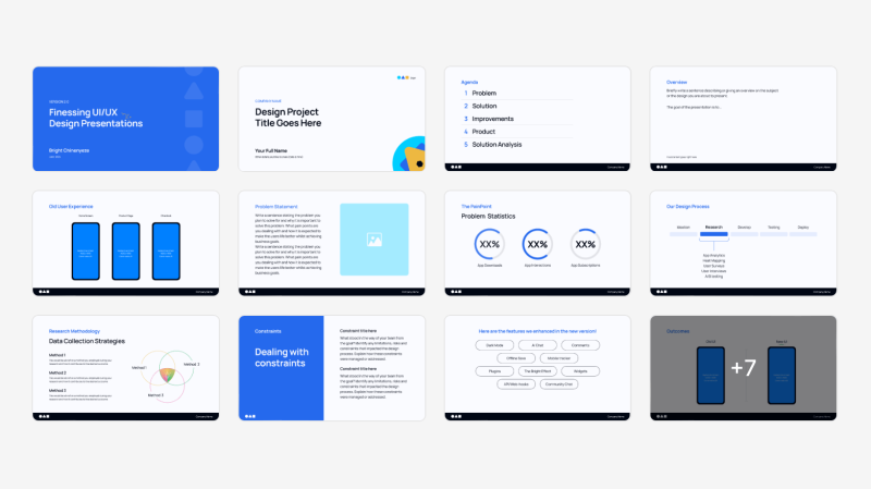 Design Presentation Template for Figma Slides