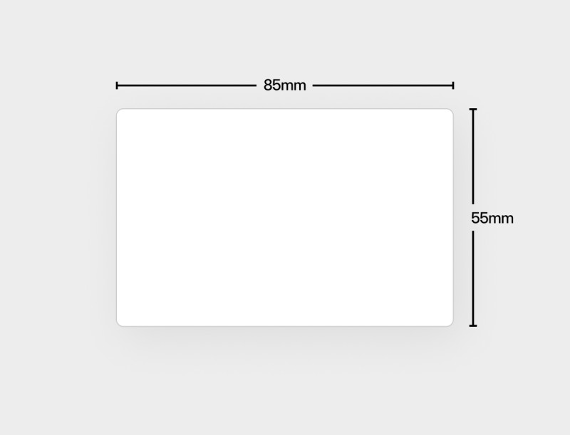 EU Business Card Size