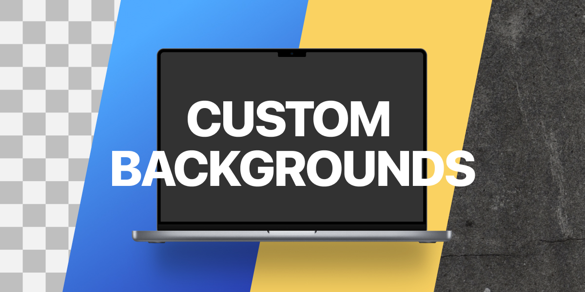 How to customize mockup backgrounds (for free)