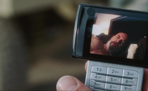 Iron Man - Tony Stark's having a video-call on his LG VX9400